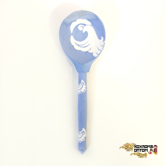 Wooden spoon (sample with "AMK" painting)