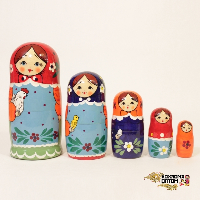 Matryoshka "Zagorskaya" (5 dolls)