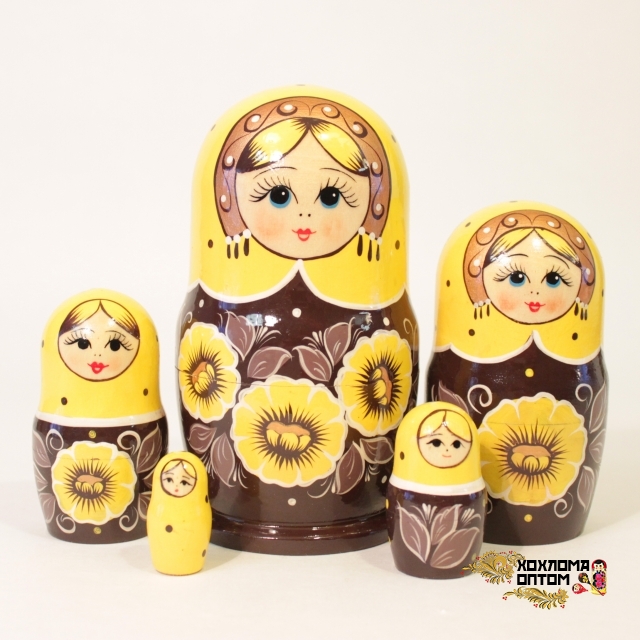 Matryoshka "Field" (5 dolls)