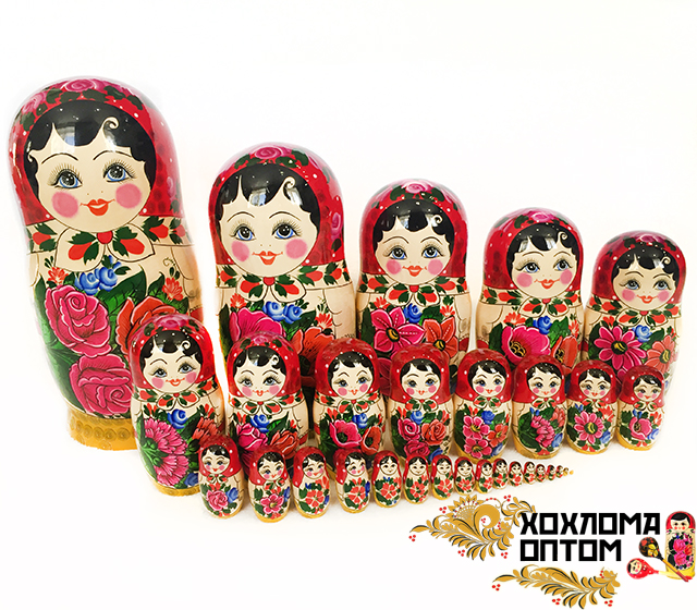 Matryoshka traditional (30 dolls)