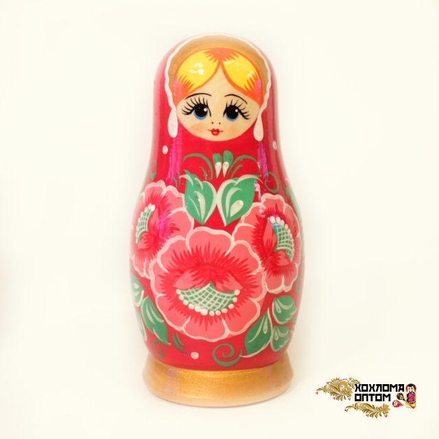 Matryoshka "Vyatka Red Little" (5 dolls)