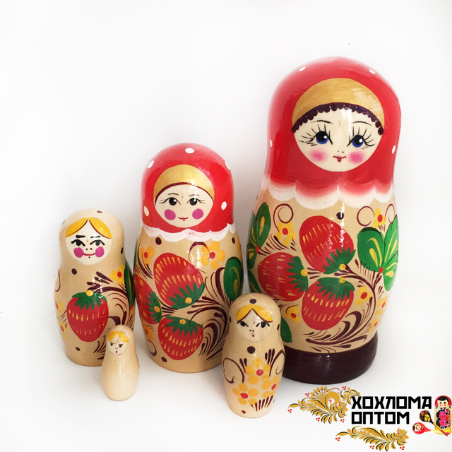 Matryoshka "Berry" (5 dolls)