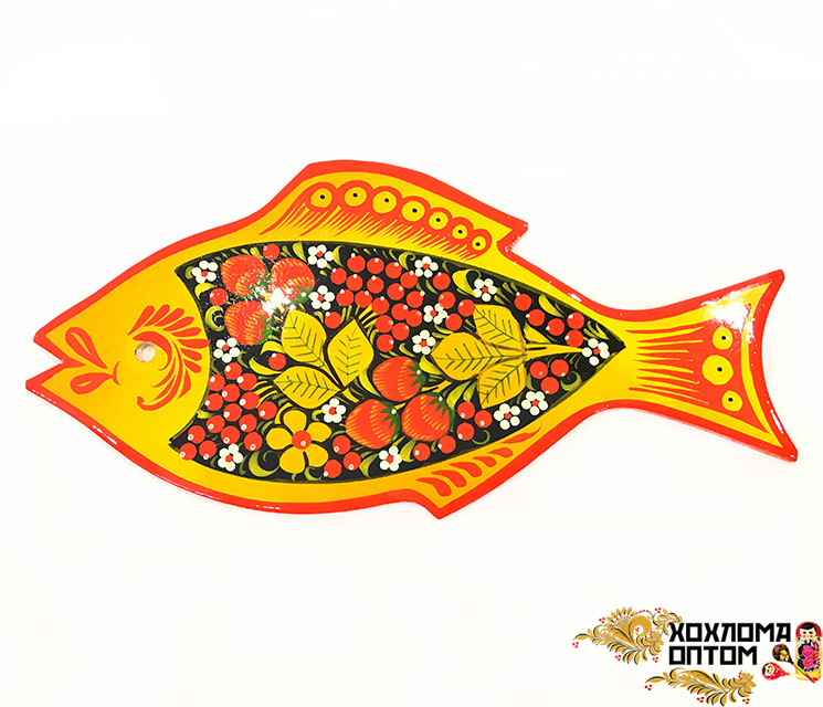 Pastry board "Khokhloma fish"