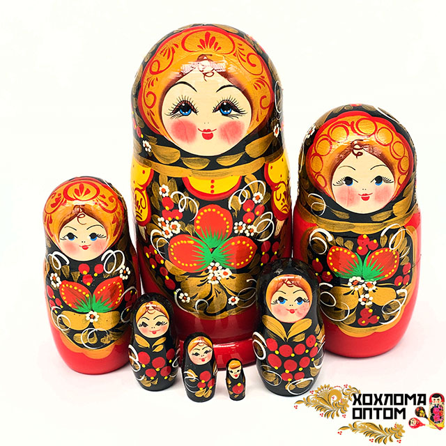Matryoshka "Berries" (7 dolls)