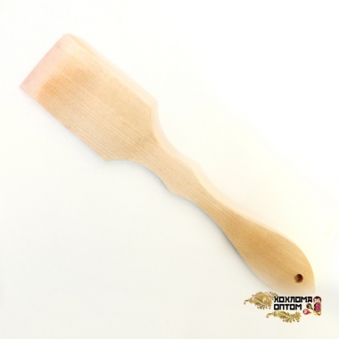Wooden spatula without painting