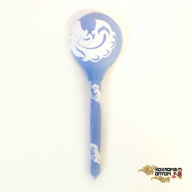 Wooden spoon (sample with "AMK" painting)