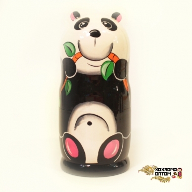 Matryoshka "Panda" (5 dolls)