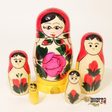 Matryoshka traditional (5 dolls) little