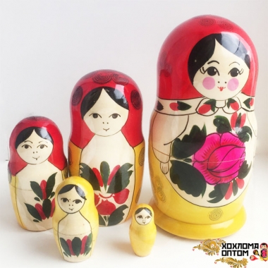 Matryoshka traditional big (5 dolls)