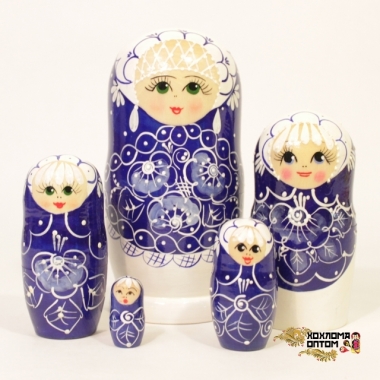Matryoshka "Pearl" (5 dolls)