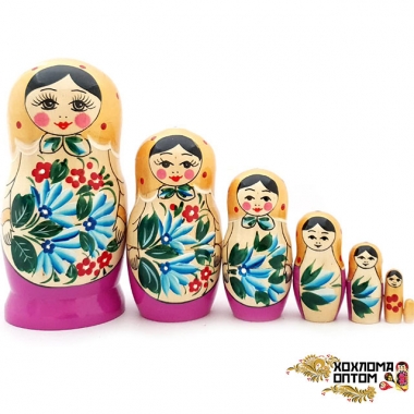 Matryoshka "Semenov gouache" 7 dolls