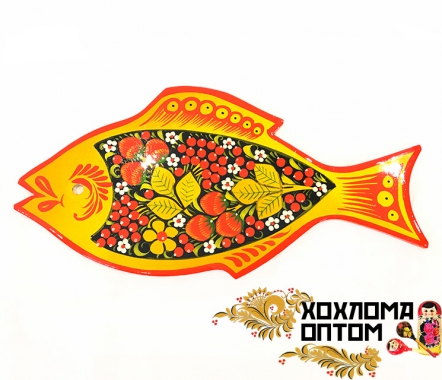 Pastry board "Khokhloma fish"