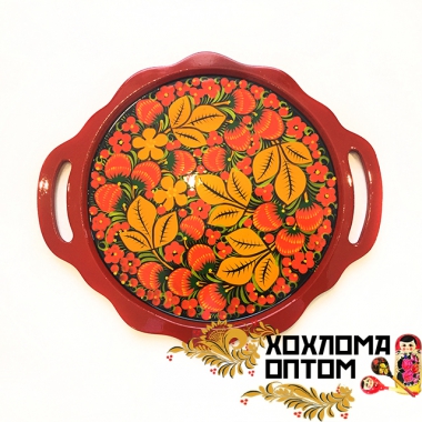 Plate "Khokhloma Handles"