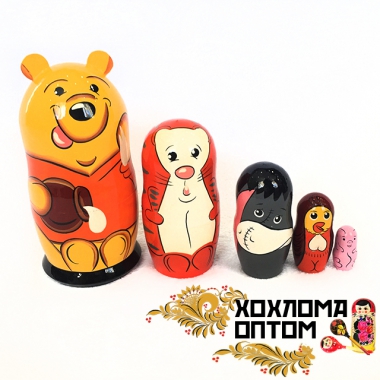Matryoshka "Winnie-the-Pooh" (5 dolls)